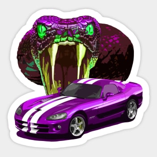 Viper Violet Sticker